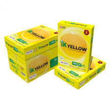 Papier copie A4 IK jaune 5x500 feuilles 80 g/m² blanc pour impression de bureau et usage professionnel - Product Image 5