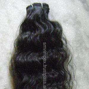 Inde Temple extensions de cheveux bruts légers ondulés Remy cheveux faisceaux avec HD dentelle 20-30 pouces longueur numéro de modèle cheveux - Product Image 4