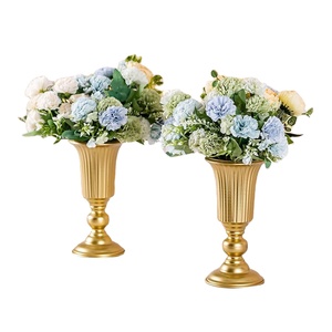 Macetas/jarrones decorativos de Metal de calidad de exportación para su hogar Macetas chapadas en oro de alta calidad fabricadas en la India - Product Image 1