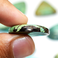 Cabochon de Turquoise tibétain naturel, carreaux de pierres précieuses de Turquoise en vrac, multicolore, Cabochon ample pour bijoux.
