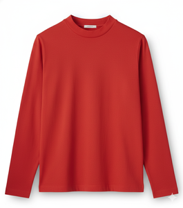 Camiseta de Manga Larga de Algodón para Hombre, Cómoda, con Cuello Redondo Clásico, Tela Suave al Tacto, Camiseta al por Mayor para Actividades al Aire Libre y Ropa de Estar en Casa - Product Image 5