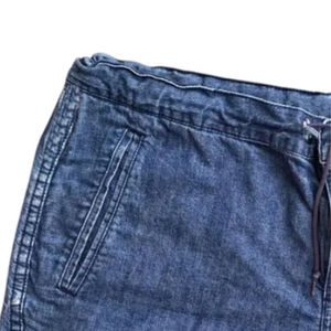 Pantalones cortos de mezclilla de tiro bajo para mujer de Color azul algodón 100% personalizado de alta calidad superior superventas con estilo recto, pantalones cortos - Product Image 3