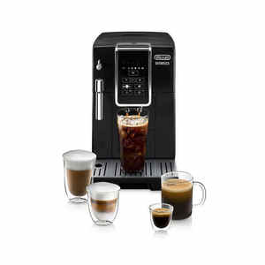 Cafetera Espresso Automática Dinamica Nueva, con Espumador de Leche Manual para Café Helado, Color Negro - ECAM35020B - Product Image 1