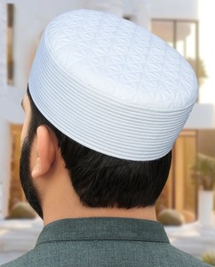 Elegantes Topi islámicos con patrón cosido tradicional perfecto para oraciones diarias de Eid namaz y celebraciones culturales - Product Image 3