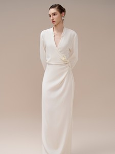 เสื้อผ้าสตรีผ้าใยสังเคราะห์ผ้าสแปนเด็กซ์ทำจากไหมญี่ปุ่นอุปกรณ์เสริมดอกไม้สายรัดสวรรค์250ซม. สไตล์ผู้หญิงขาวแบรนด์ท้องถิ่น - Product Image 6