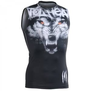 Camiseta sin mangas transpirable Rash Guard con logotipo personalizado para mujer, Camiseta deportiva de compresión de manga corta hecha a mano con habilidad Jiu Jitsu - Product Image 1