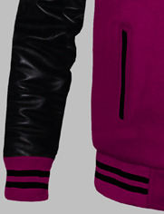 Servicios OEM, Chaqueta Universitaria Personalizada de Invierno, 100% Lana, Parche Bordado en Chenilla, Chaqueta de Béisbol Lisa para Hombre, Chaqueta Universitaria Letherman - Product Image 3