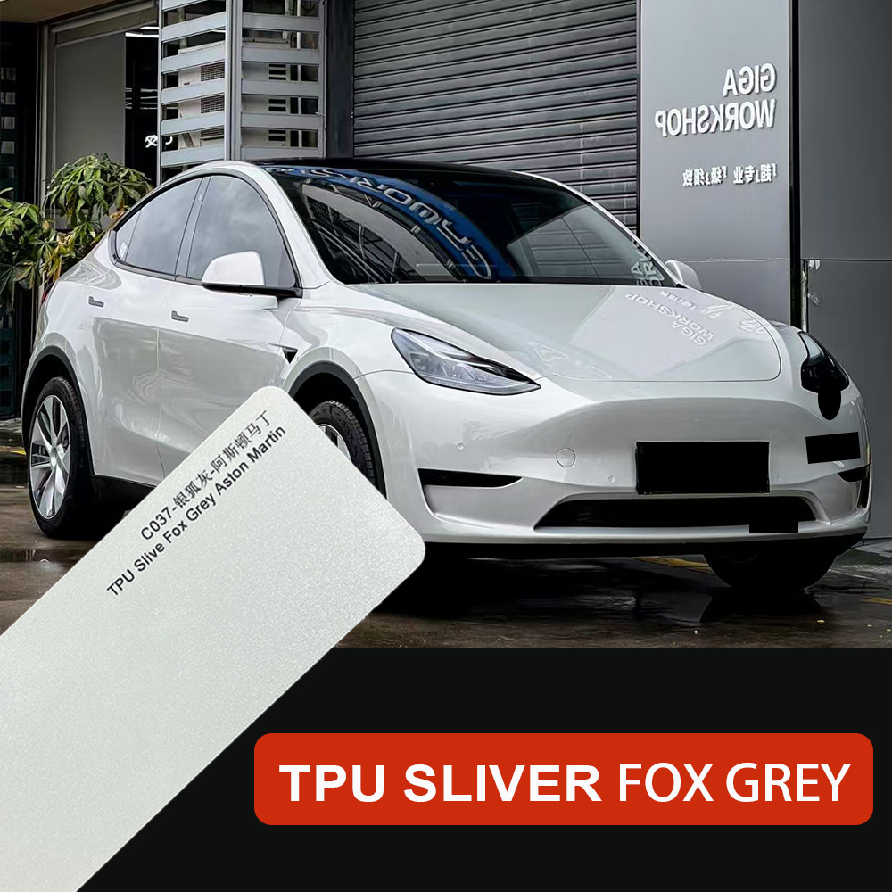 TPU gris renard argenté