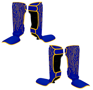 Protector de Espinilla para MMA, Protector de Pierna para Lucha MMA, Protectores de Espinilla de Cuero Personalizados, Protector de Espinilla Premium para Muay Thai - Product Image 5