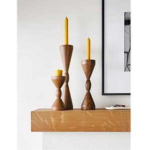 Vintage Wooden <b>Tealight</b> Holder Wood Tableware Decorative Home Wedding Candleholder on Sale - Product Image 2
