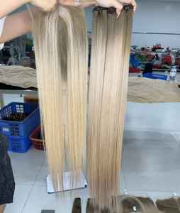 Extensiones de cabello humano recto de hueso de la mejor calidad, cabello virgen alineado con cutícula, cabello crudo vietnamita - Product Image 2