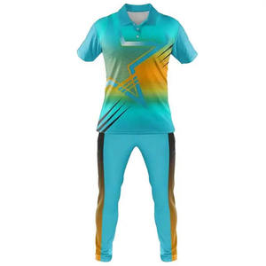 Conjuntos de uniformes de cricket de nuevo estilo, ropa deportiva cómoda, conjuntos de Jersey y pantalones cortos de cricket, uniforme de cricket para adultos - Product Image 2