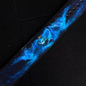 เข็มขัดยกน้ำหนักหนังแท้แบบปรับแต่งได้เข็มขัดยกน้ำหนักแบบมีคันโยกขนาด10มม. 13มม. - Product Image 4