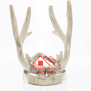 Dernière feuille cerf cerf porte-bouteille de vin pour décor de fête de bière haute qualité métal aluminium cerf cerf porte-bouteille pour mariage - Product Image 4