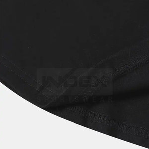 Contraste Trim Última moda Nuevo diseño Camiseta Ropa de calle Logotipo impreso personalizado Hombres Camisetas - Product Image 6