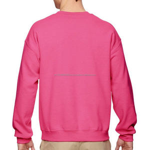 Alta calidad cuello redondo 100% algodón Logo personalizado cuello redondo pulóver sudaderas al por mayor hombres cuello redondo sudadera - Product Image 6