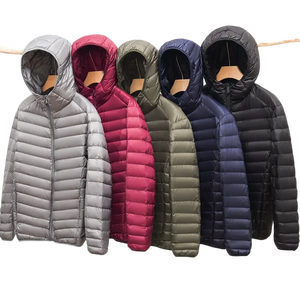 Parkas en toile pour hommes à col montant et capuche, prix d'usine, personnalisables, noirs, imperméables, en polyester, pour l'hiver - Product Image 2