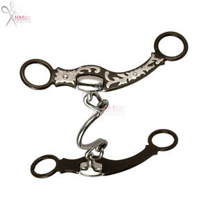 Bocado de Cadena Floral para Caballo, Duradero, 1 Unidad, Acero Inoxidable, Mejor Calidad, Mayoristas HASHIR INTERNATIONAL HI-HB-038 - Product Image 3