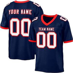 Maillot de football américain personnalisé pour homme, manches courtes, uniforme d'entraînement personnalisé - Product Image 5