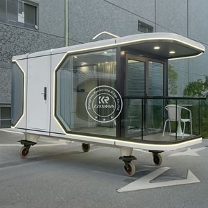 Capsule spatiale préfabriquée modulaire 2025, hôtel, maison, capsule spatiale, petites maisons mobiles intégrées - Product Image 1