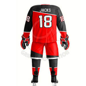 Ropa deportiva cómoda para hombre, ropa de hockey sobre hielo y hierba con uniforme de hockey sobre hielo con cuello en V personalizado de Pekín - Product Image 6