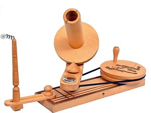 Enrouleur de boule de fil en bois-Grand enrouleur de fil en bois pour tricoter le crochet fabriqué à la main-Enrouleur de boule naturel robuste - Product Image 3