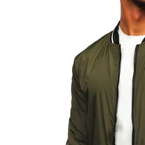 แจ็กเก็ตบอมเบอร์ยูนิเซ็กซ์แจ็กเก็ตสไตล์บอมเบอร์ปักตามสั่งสำหรับผู้ชายและผู้หญิงเสื้อนอกกันหนาว - Product Image 6