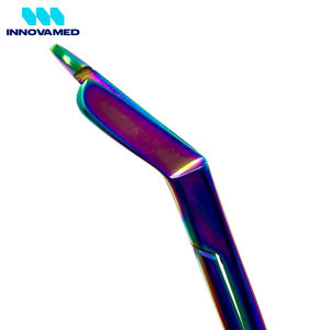 Ciseaux à pansements manuels multicolores arc-en-ciel de 3,5 cm, renouvelables, certifiés ISO13485, chirurgicaux hospitaliers INNOVAMED - Product Image 5