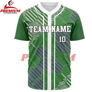 เสื้อเบสบอลแบบกำหนดเอง OEM ขายดี ชุดยูนิฟอร์ม ปักโลโก้ด้วยเทคนิค Sublimation สำหรับเบสบอล ซอฟต์บอล ไซส์ใหญ่ พิมพ์ลาย ระบายอากาศได้ดี - Product Image 5