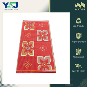 Alfombras de exterior de playa impermeables y fáciles de limpiar de diseño moderno, alfombrilla Jacquard de plástico de polipropileno 100% de Tailandia - Product Image 2