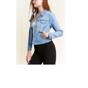 Ensemble veste en jean décontractée à poches 3D pour femmes fournisseur de vêtements pour femmes de BD pour la vie quotidienne - Product Image 2
