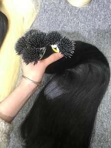 Venta al por mayor precio vietnamita doble dibujado Nano anillos extensiones de cabello humano 100% natural recto colorido - Product Image 3