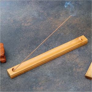 Classic natural <b>wood</b> incense stick holder hot selling high quality home fragrance ash catcher for home decor meditation <b>desktop</b> - Product Image 6