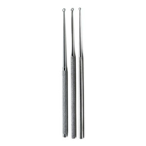 Schede 170 Mm 6.34 \ "Fig 0 Curettes dermiques ORL de chirurgie plastique réutilisables non stériles Curette osseuse de qualité industrielle 3.4 Mm de largeur - Product Image 2