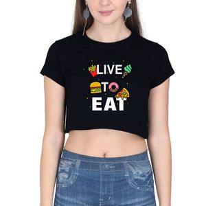 Camiseta corta para mujer de cuello redondo de Color blanco liso para mujer, camiseta transpirable nueva camiseta recortada de manga corta para mujer - Product Image 2