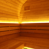 Poêle chauffant d'extérieur en forme de cube pour sauna, service OEM/ODM, construction durable de haute qualité pour jardin, bien-être et spa