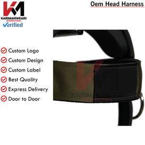 Arnés de Cabeza para Levantamiento de Pesas, Personalizable en Color y Logotipo, de Algodón/Poliéster Resistente, para Gimnasio - Product Image 4