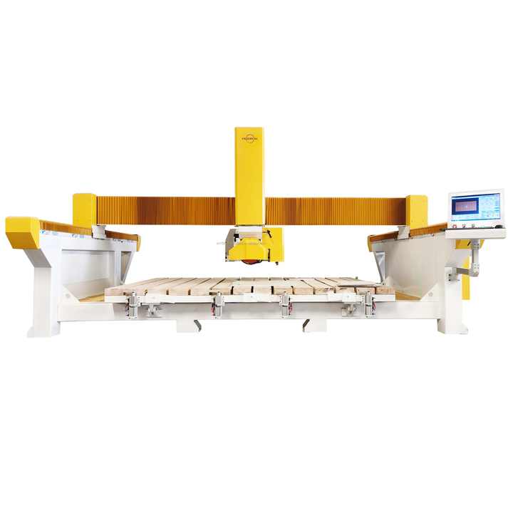 5 Axis Bridge Saw Granite Cutting Machine Cnc Granite Polishing Quartz ...