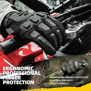 Buena calidad montar senderismo dedo completo entrenamiento caza antideslizante deporte al aire libre combate táctico guantes de cuero de Pakistán - Product Image 5