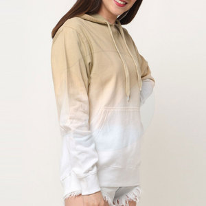 เสื้อฮู้ดผู้หญิงคุณภาพสูงลำลองสไตล์สตรีทสีทึบมีฮู้ดสำหรับผู้หญิง-ขายส่ง - Product Image 4