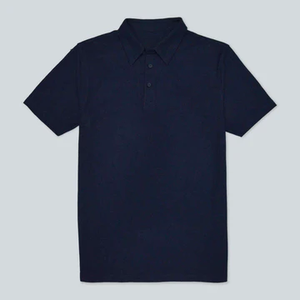 เสื้อเชิ้ตผู้ชายผ้าถักเป็นมิตรกับสิ่งแวดล้อม 100% ผ้าฝ้าย แขนสั้น ทรงเข้ารูป สวมใส่สบาย เหมาะสำหรับใช้ในชีวิตประจำวัน - Product Image 2