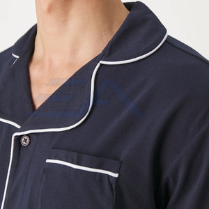 Pyjamas décontractés pour hommes en polyester/coton respirant à manches longues – Vente en gros, tailles adultes, très demandés - Product Image 6