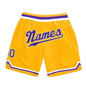 Vente en gros de shorts de sport pour hommes 100% polyester respirant et personnalisable tissage non tissé à motif uni sublimé avec logo - Product Image 1