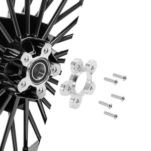 Roue avant à rayons larges 21x3.5 avec disques de frein pour <span class=keywords><strong>Harley</strong></span> Touring <span class=keywords><strong>Street</strong></span> <span class=keywords><strong>Glide</strong></span> Road King - Product Image 4