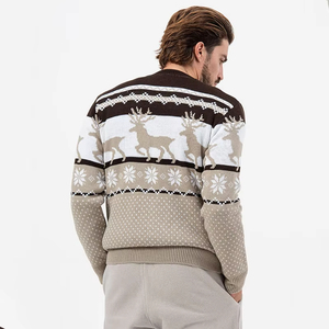 เสื้อสเวตเตอร์ผู้ชายเสื้อสเวตเชิ้ตเปล่าใส่โลโก้ได้ตามต้องการ - Product Image 3