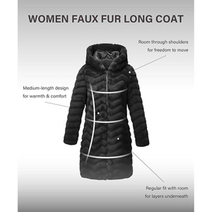 Fashion Forward Modern Women's Regular Puffer Jacket Solid Winter Breathable Quick Dry Woven Fabric <b>Windproof</b> Insulated - Product Image 5