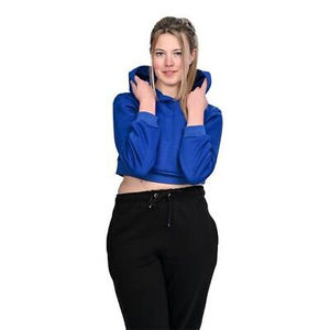 Sudaderas Cortas de Felpa para Mujer, Corte Moderno, Ligeras, Suaves al Tacto, Cómodas para Uso Diario - Product Image 2