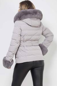 Nouveau design doudoune saison d'hiver à manches longues femme veste unie pour femmes au prix de gros 2023 - Product Image 5
