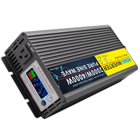 Générateur onduleur à onde sinusoïdale pure monophasé HOULI 12V 24V 48V 60V 110V 4000W pour la maison et la voiture