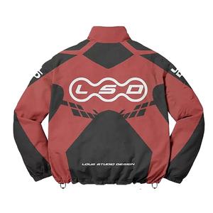 Vente en gros OEM Ensemble coupe-vent et survêtement en nylon pour hommes respirant et léger de grande taille personnalisable pour l'hiver - Product Image 5